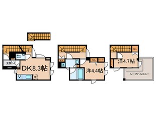 AGRATIO　TERRACE　恵比寿の物件間取画像